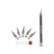 Excel Blades K18 Soft Grip Hobby Knife, 5 No 11 Blades and Safe Cap Asst. Colors 12pk 19018 - alternate 6